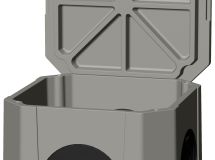 Couvercle de boite béton A 60x60