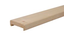 Nez de cloison naturel sapin brut - long. 2500 mm x larg. 70 mm x ep. 30 mm