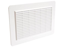 GRILLE APPLIQUE BLANC 200 RECTANCULAIRE ANTI INSECTE - 1GAPM2B