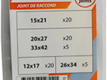 joint caoutchouc coffret brochable 70 joints : 20x(12/15/20) + 5x26 + 5x33 coffret 70 pièces