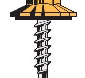 Vis de couture autoperceuse tête hexagonale Gris Graphite 7022 - long. 20mm x diam. 4,8mm - Sachet de 100