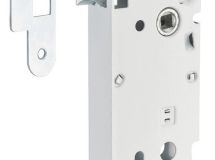 Serrure à larder réversible Thirard - Blanc - Bec de cane