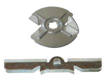 Cheville à bascule en acier + rondelle Rapid M6 - diam. 6 mm x long. 85 mm - Boîte de 50