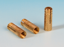 Cheville universelle en laiton - diam. 6 mm x long. 40 mm - Boîte de 100