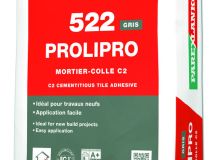 Mortier colle pour carrelage amélioré - c2 522 PROLIDAL SUPER Gris Sac 25kg