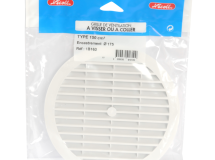 GRILLE MENUISERIE RONDE 150 AVEC ANTI INSECTE - 1B163