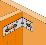 EQUERRE FIXATION RENFORCEE 50/55/30/2