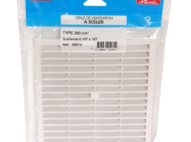 GRILLE MACONNERIE CARREE 200 AVEC ANTI INSECTE - 1M214