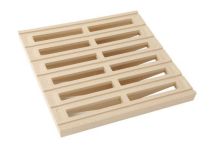 GRILLE DE SOL SANS CADRE 250 X 250 SABLE - GR25S