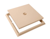 TAMPON DE SOL AVEC CADRE 300 X 300 SABLE - TRC30S