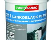 Revêtement bitumineux d'imperméabilisation LANKOBLACK soubassement seau de 23,75kg