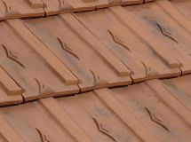 Tuile de RIVE droite à emboîtement terre cuite Méridionale Pastel - long. 43 cm