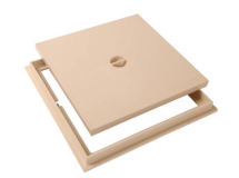 TAMPON DE SOL AVEC CADRE 300 X 300 SABLE - TRC30S