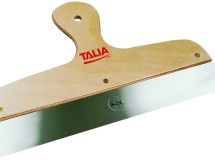COUTEAU A ENDUIRE INOX MONTURE/MANCHE BOIS 50CM