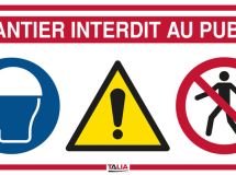 PANNEAU DE CHANTIER 4 EN 1 l 800 L 400mm