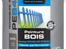 Peinture bois acrylique PE B45 Brun Foncé - pot de 0,5L