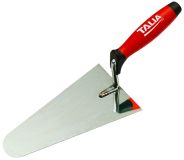 TRUELLE LISSEUSE INOX BOUT ROND 24CM MANCHE BI-MATIERE
