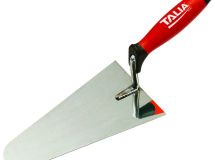TRUELLE LISSEUSE INOX BOUT ROND 22CM MANCHE BI-MATIERE