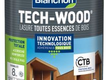 Lasure tech-wood 1l chêne foncé