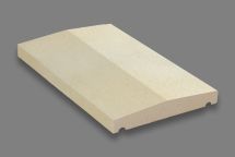 éléments pour piliers et murets DESSUS 2PENTES 30 L50 BLANC CASSÉ