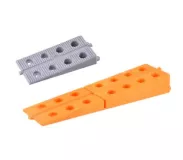 Seau mixte de cales crantées 90 mm (100 pcs) et 170 mm (50 pcs) pour terrasse