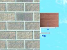 Bordure U pour terrasse longueur 3 ml blanc signalisation 3