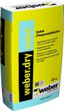 Enduit épais d'imperméabilisation WEBERDRY ENDUIT gris clair sac de 25kg
