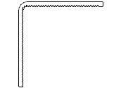 Cornière PVC 40 x 60 mm longueur 6 ml sable