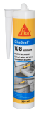 Mastic silicone anti-moisissures Sikaseal 108 Sanitaire Gris - cartouche de 300 ml