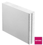 Carreau béton cellulaire à emboîtement SIPOREX 10/50 CXE - haut. 50cm x long. 62,5cm x ep. 10cm