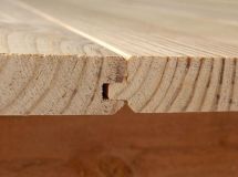 Parquet pin brut mezzanine Professionnel - long. 200cm x larg. 14cm x ep. 20 mm