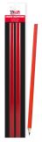 2 CRAYONS DE CHARPENTIER ROUGE 30CM /BLISTER