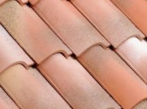 Demi tuile terre cuite HP13 evolutive Ardoisé - long. 43,6 cm x larg. 15,1 cm