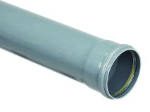 Tube PVC-U pour eaux uséees et pluviales ECO TP CR8 - diam. 125mm x long. 3m