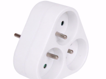 TRIPLITE 2P+T 10/16A BLANC TRIANGLE