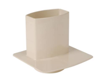 PIED DE CHUTE UNIVERSEL POUR TUBE DE DESCENTE 90X56 SABLE - PCU95S