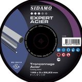 DISQ. TRONC EXPERT ACIER D.125 x 3 x 22,23