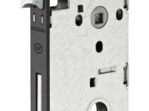 Serrure à encastrer norme NF axe à 50mm tétière peinte