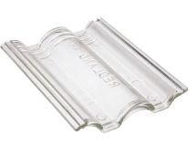 Tuile d'éclairement verre Plein ciel Transparent - long. 42 cm x larg. 33 cm