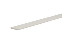 Chant plat 2 angle vif PVC blanc - long. 2600 mm x larg. 30 mm x ep. 2 mm