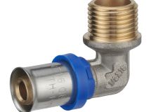 multicouche à sertir multiprofil coude mâle M15x21 Ø16 lien 1 pièce