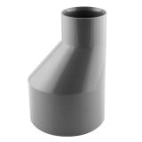 Réduction excentrée PVC évacuation mâle/femelle Ø160x125