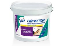 Enduit décoratif organique CREPI RUSTIQUE ciré seau de 15kg