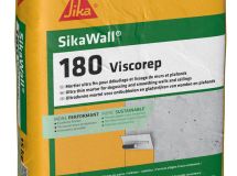 Mortier prêt à gacher SikaWall 180 Viscorep gris clair sac de 15kg