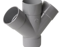 CULOTTE DOUBLE FEMELLE/FEMELLE 45° DIAMETRE 100 - RT144