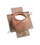 Tuile terre cuite Romane Sans Rouge - long. 42 cm x larg. 27,3 cm