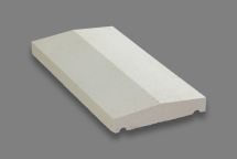éléments pour piliers et murets DESSUS 2PENTES 25 L50 BLANC CASSÉ