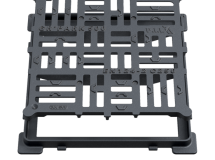 Grille Fonte Plate Avec Cadre 400x400 C250 PMR - GR'PARK