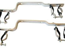 Paire de support réglable pour collecteurs/ nourrices sanitaires - entr'axe 153mm - D20/27 à 26/34