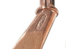 Panne de + 260 g pour ensemble 'panne + lance' réf. 4678 et fers réf. 367/8, 364. Dimensions bout de panne 35 x 3,5 mm